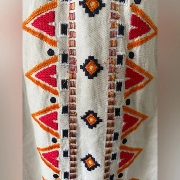 Anthropologie Akemi + Kin Reagan Embroidered Shift Dress Women’s 4 Small - Picture 8 of 14